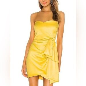 Likely Kika Dress in Snapdragon Yellow Mini dress size 4